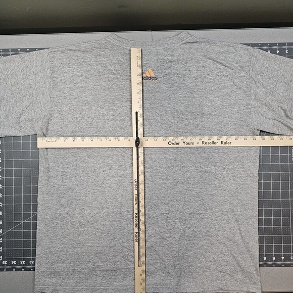 Vintage Adidas Tshirt Mens xl Soccer 90s Y2K Trefoil Mountain Tag Skater Street - Picture 7 of 10